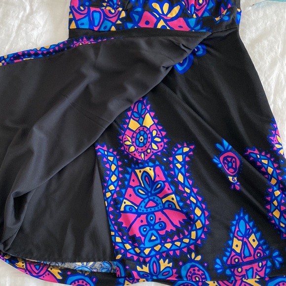 tibi New York Sleeveless Multi Print Silk Dress Medium NWT - Picture 15 of 16